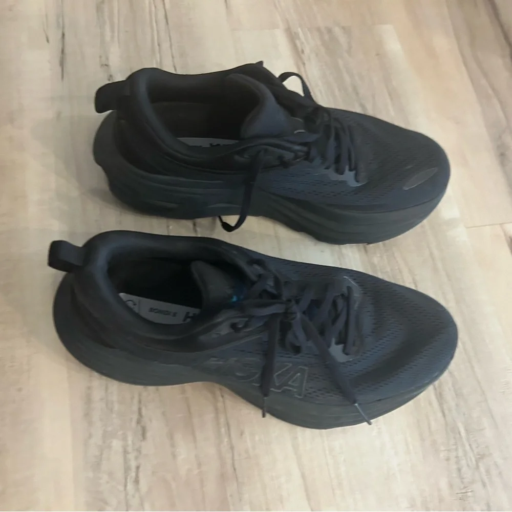 Hoka One One Black Performance Sneakers - Picture 10 of 12